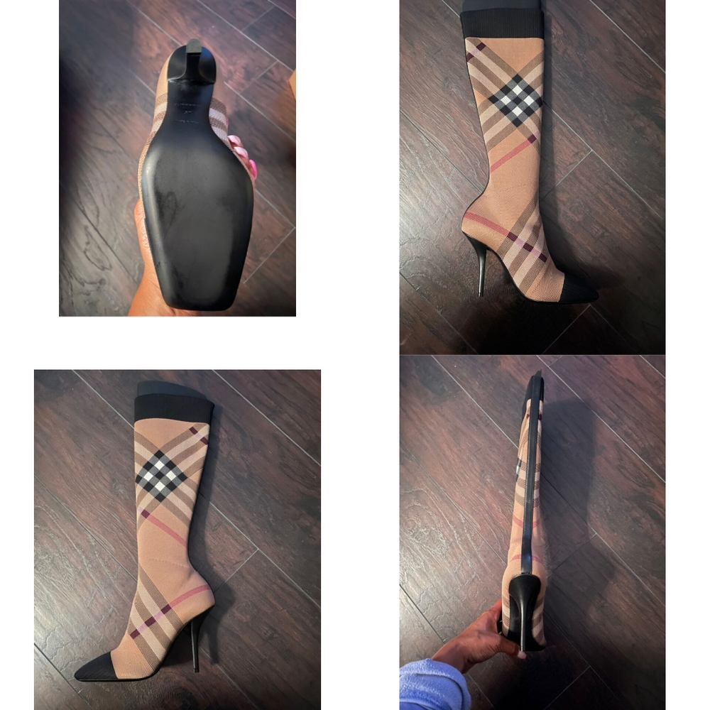 New Burberry boots new worn